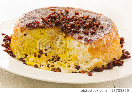 Persian saffron rice with berberis Sereshk Polo 18785839