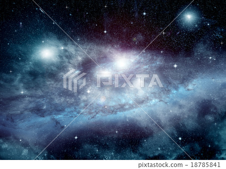 galaxy in a free space 18785841