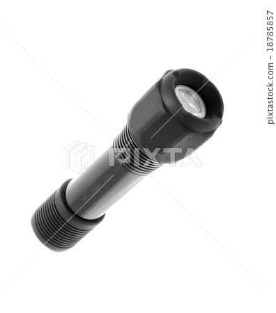 Black mini flashlights isolated Black mini flashlights isolated 18785857