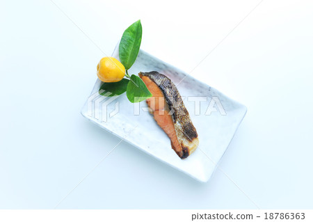 烤魚(銀鮭魚) 烤魚(銀鮭魚) 18786363