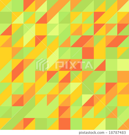 geometric abstract seamless pattern colorful - Stock Illustration ...