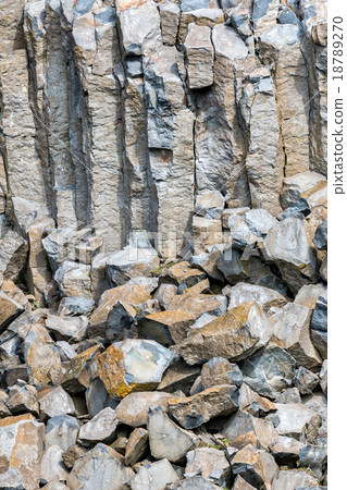 Interesting columnar basalt 18789270