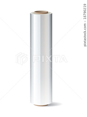 Roll of wrapping plastic stretch film 18790219