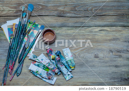 Paints and brushes Paints and brushes 18790519