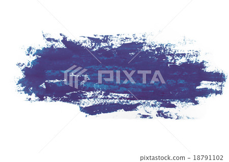 Watercolor, gouache paint. Blue Abstract stains 18791102