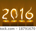 Happy new year 2016 - candles 18791670