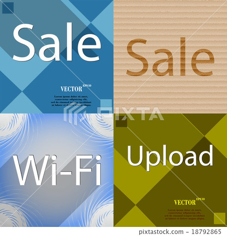Set of the most popular web design icons on abstra Set of the most popular web design icons on abstra 18792865