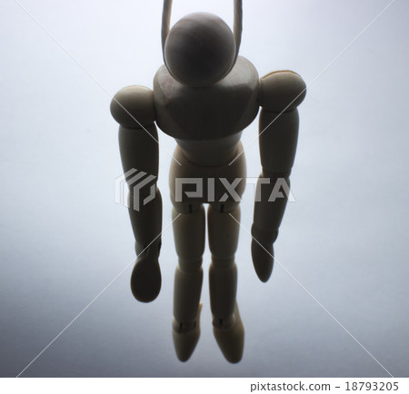 A doll hanging a neck A doll hanging a neck 18793205
