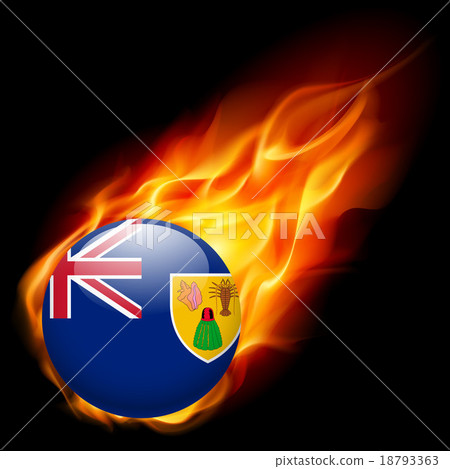Round glossy icon of Turks and Caicos Islands Round glossy icon of Turks and Caicos Islands 18793363