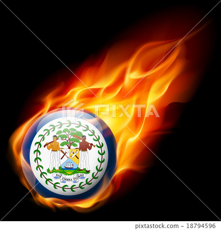 Round glossy icon of Belize - Stock Illustration [18794596] - PIXTA
