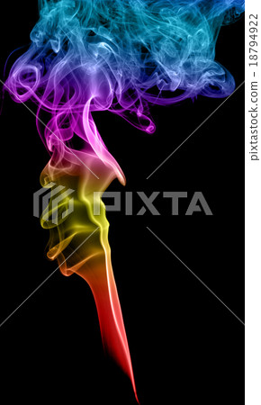 Abstract multicolored smoke 18794922