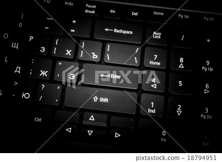 Electronic collection laptop keyboard focus Enter Electronic collection laptop keyboard focus Enter 18794951
