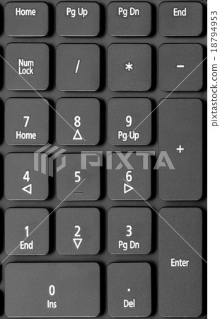 Electronic collection - numeric keypad 18794953