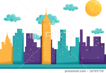 Urban Cityscape Buildings Tower Urban Cityscape Buildings Tower 18795739