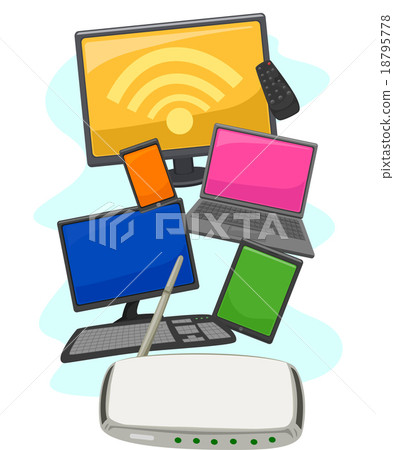 Wifi Router Compatible Gadgets 18795778
