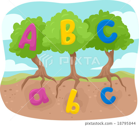 Alphabet ABC Small Seed Capital Tree Alphabet ABC Small Seed Capital Tree 18795844