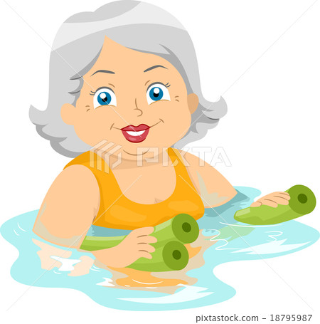Senior Woman Floater 18795987