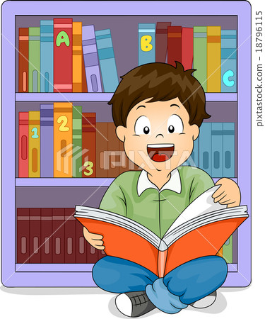 Kid Boy Book Shelf Sit 18796115