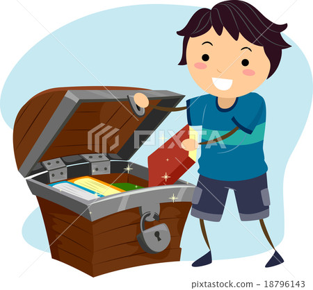 Stickman Kid Treasure Books Hide 18796143