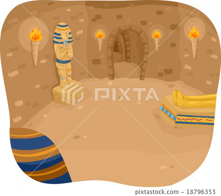 Egyptian Pyramid Interior 18796353