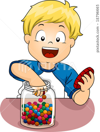 Kid Boy Jar Candies 18796665