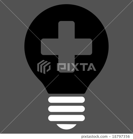 Healh Care Bulb Icon 18797356