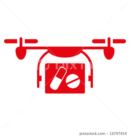 Medical Quadcopter Icon Medical Quadcopter Icon 18797854