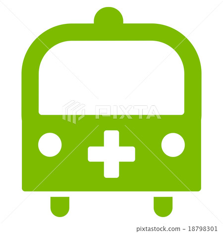 Medical Bus Icon - Stock Illustration [18798301] - PIXTA