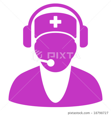 Hospital Receptionist Icon Hospital Receptionist Icon 18798727