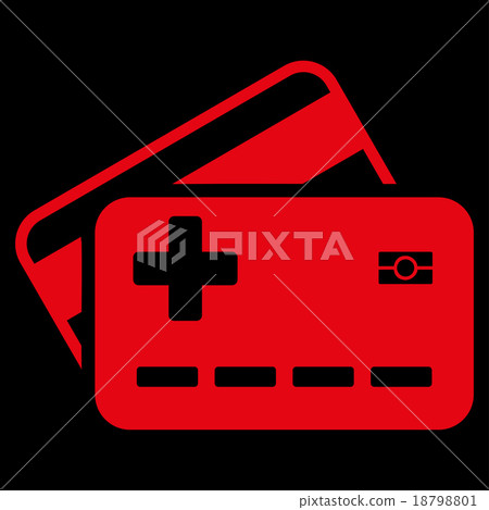 Medical Insurance Cards Icon 18798801