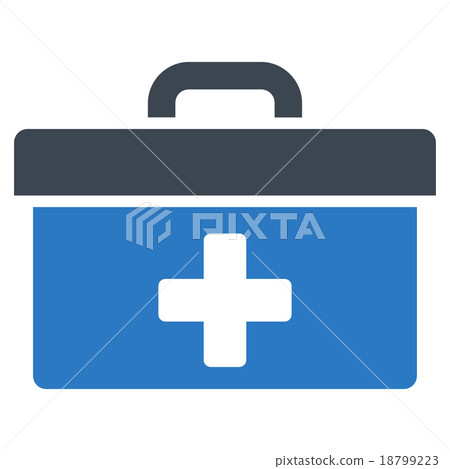 First Aid Toolbox Icon First Aid Toolbox Icon 18799223