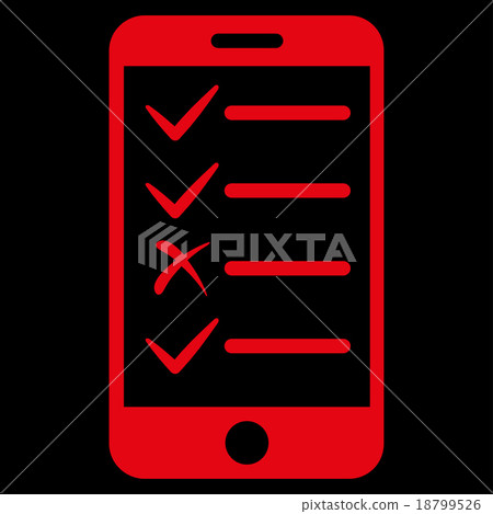 Mobile Test Icon Mobile Test Icon 18799526