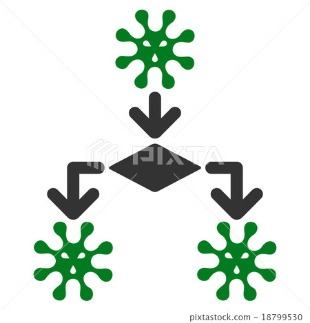 Virus Reproduction Icon Virus Reproduction Icon 18799530