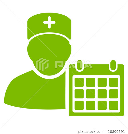 Doctor Calendar Icon Doctor Calendar Icon 18800591