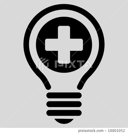 Medical Bulb Icon Medical Bulb Icon 18801052