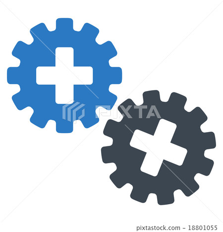 Medical Gears Icon Medical Gears Icon 18801055