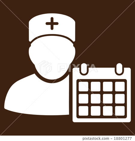 Doctor Calendar Icon Doctor Calendar Icon 18801277