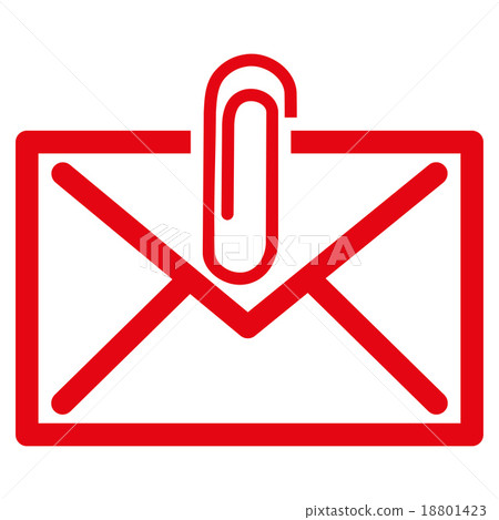 Mail Attachement Icon Mail Attachement Icon 18801423