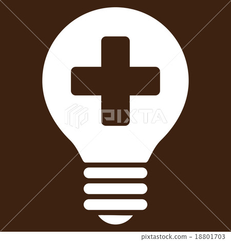 Healh Care Bulb Icon Healh Care Bulb Icon 18801703