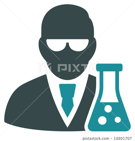 Scientist With Flask Icon Scientist With Flask Icon 18801707