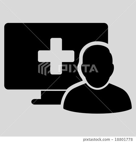Online Medicine Icon Online Medicine Icon 18801778