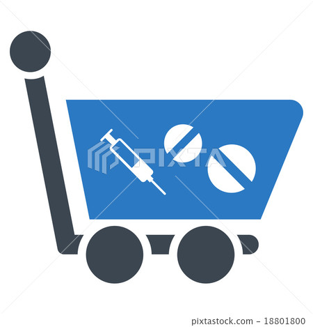 Medication Shopping Cart Icon Medication Shopping Cart Icon 18801800