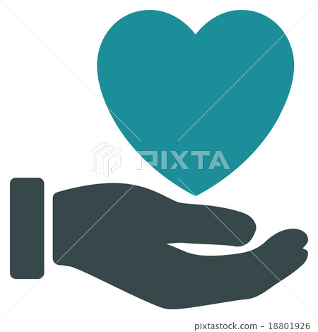 Heart Charity Icon Heart Charity Icon 18801926