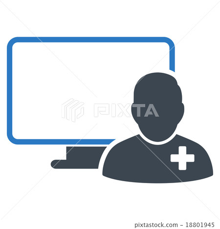 Online Doctor Icon Online Doctor Icon 18801945