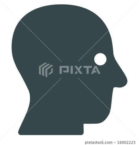 Silent Head Icon Silent Head Icon 18802225