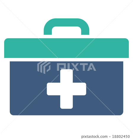 First Aid Toolbox Icon First Aid Toolbox Icon 18802450