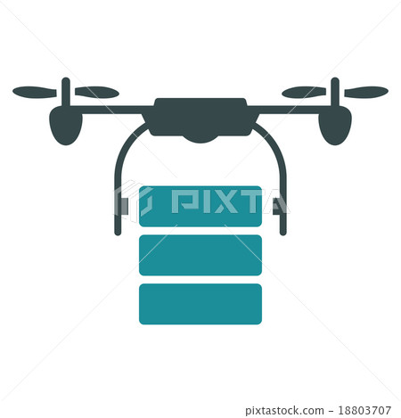 Cargo Drone Icon Cargo Drone Icon 18803707