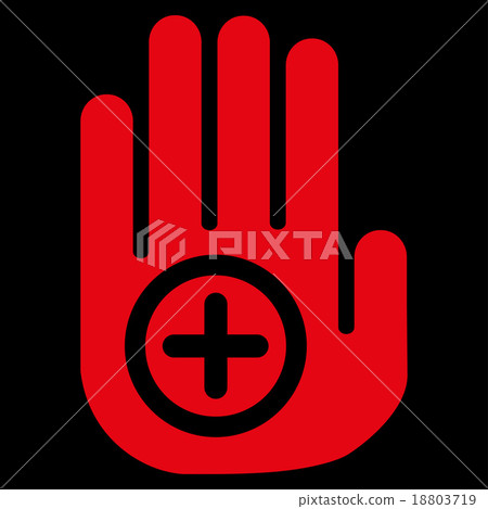 Hand Medical Marker Icon 18803719