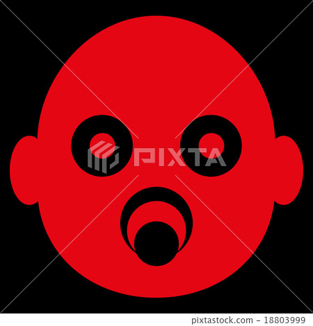 Baby Head Icon Baby Head Icon 18803999