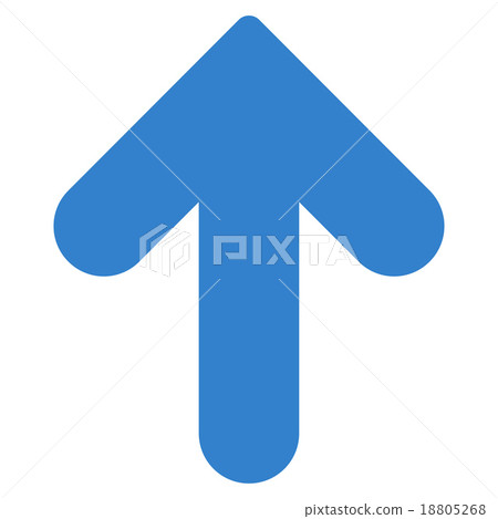 Arrow Up flat cobalt color icon Arrow Up flat cobalt color icon 18805268
